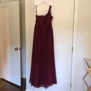 Mahogany Bridesmaid/Long Dress